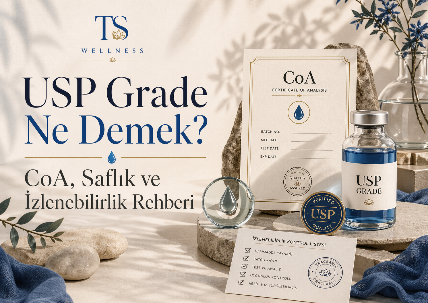USP Grade Ne Demek? CoA, Saflık ve İzlenebilirlik Rehberi